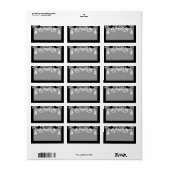 1.25 "x2.75" Mailing Adres Diamond Sieraden Kettin Etiket (Full Sheet)