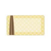 1.25 "x2.75" Mailing Adres Land Mason Jar Flow Etiket (Voorkant)