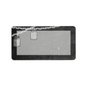 1.25 "x2.75" Mailing Adres Mason Jar String Light Etiket (Voorkant)