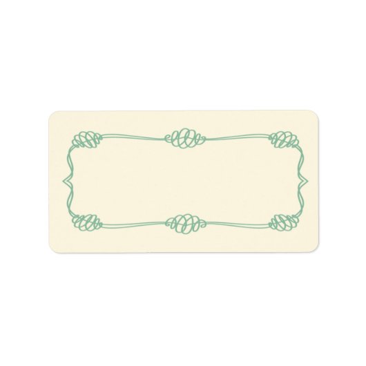 1.25 "x2.75" Mailing Adres Nautische Knoop Anker Etiket (Voorkant)