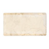 1,25 "x2,75" Mailing Adres Parel & Kant Etiket (Voorkant)