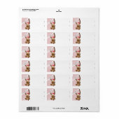 1.25 "x2.75" Mailing Adres Rendier Kerstmis XMA Etiket (Full Sheet)