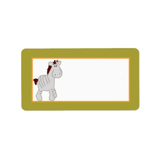 1,25 "x2,75" Mailing Adres Tropical Punch Etiket (Voorkant)