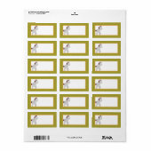 1,25 "x2,75" Mailing Adres Tropical Punch Etiket (Full Sheet)