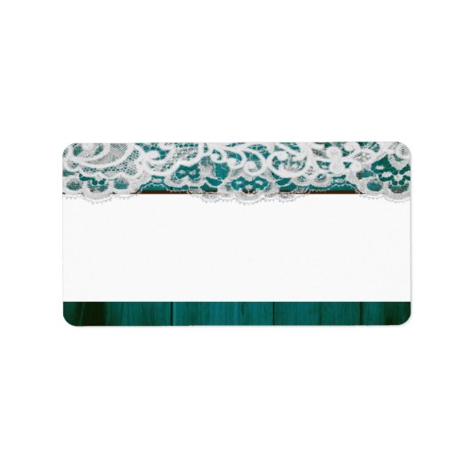 1.25 "x2.75" Mailing Adres Verspreid Blauwgroen Ho Etiket (Voorkant)