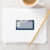 1.25"x2.75"Mailing Adres Victoriaans Kant Etiket (Insitu)