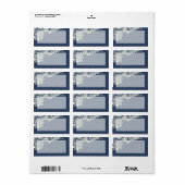 1.25"x2.75"Mailing Adres Victoriaans Kant Etiket (Full Sheet)