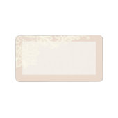 1.25"x2.75"Mailing Adres Victoriaans Kant Etiket (Voorkant)