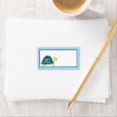 1.25 "x2.75" Mailing Adres Zee Turtle Reef Ocean Etiket (Insitu)