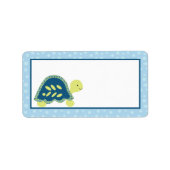 1.25 "x2.75" Mailing Adres Zee Turtle Reef Ocean Etiket (Voorkant)