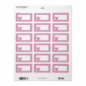1.25 "x2.75" Mailingadres Sugar Plum Etiket (Full Sheet)