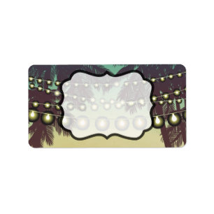 1,25 "x2,75" Zakelijk Mailingadres Label Beach Su