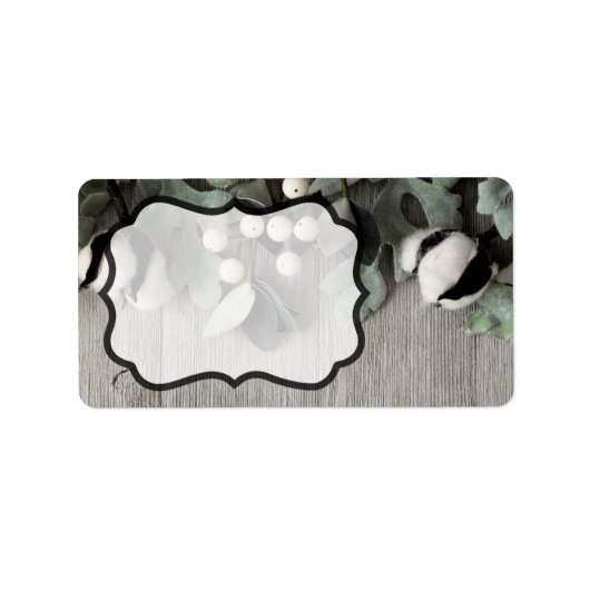 1,25 "x2,75" Zakelijk postadres Label katoen p (Voorkant)