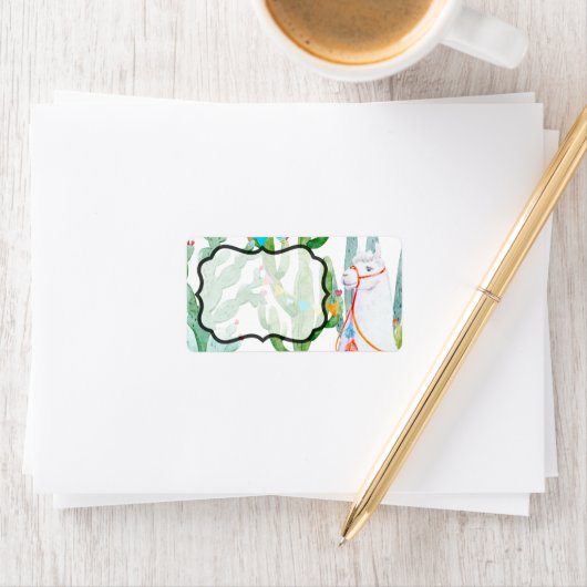 1,25 "x2,75" zakelijke adreslabel Boho Lla Etiket (Insitu)