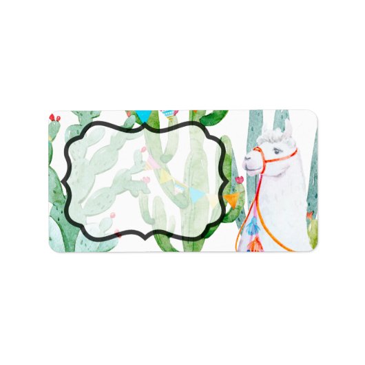 1,25 "x2,75" zakelijke adreslabel Boho Lla Etiket (Voorkant)