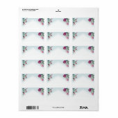 1,25 "x2,75" zakelijke adreslabel Tropical Etiket (Full Sheet)