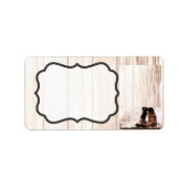 1,25 "x2,75" zakelijke mailingadres Label Boots Co (Voorkant)