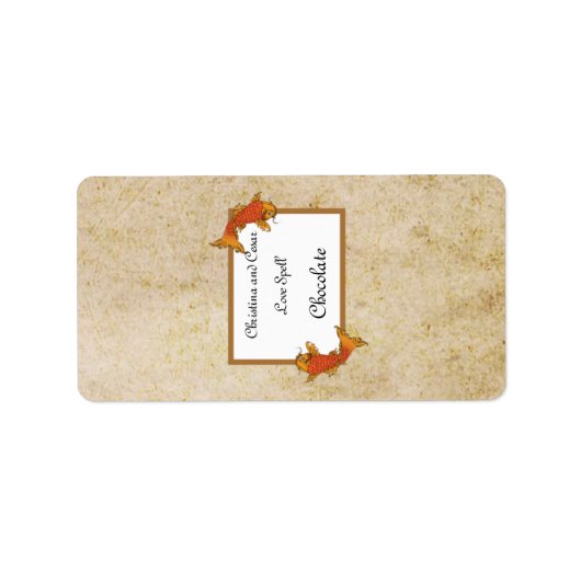 1.25 "x 2.75" Hershey"s Miniature Geisha Etiket (Voorkant)