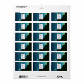 1.25 "x 2.75" Hershey's Fireflies en Mason Jars Etiket (Full Sheet)