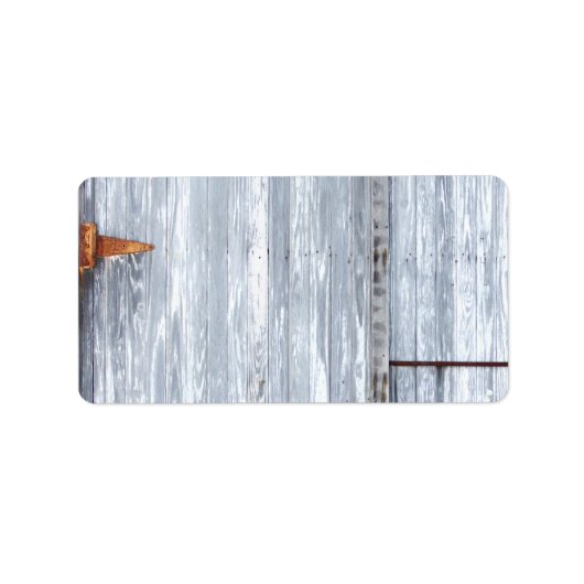 1,25 x 2,75 inch Adres Wit washout D Etiket (Voorkant)