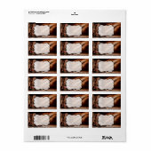 1,25 x 2,75-inch Business Mailing Addres Label Cow (Full Sheet)