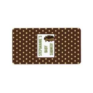 1,25 x 2,75 inch Hershey's Miniatuur met betoverin Etiket