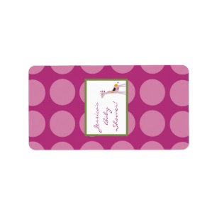 1,25 x 2,75 inch Hershey's Miniatuur Sweet Safari Etiket