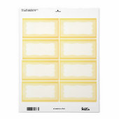 1,25 x 2,75-inch postadres zonneschijn etiket (Full Sheet)