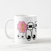 1,2,3 Alle ogen op Mij Leraar Mok (Links)