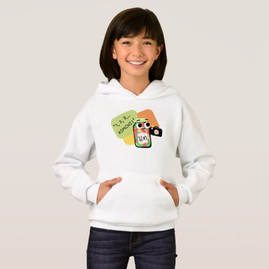 1,2,3... Kimchi Hoodie (Voorkant volledig)