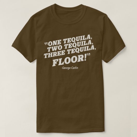 1 2 3 TEQUILAVLOER T-SHIRT (Design voorkant)