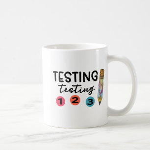 1 2 3 Testdag Shirt testen Coördinator Leraar Koffiemok