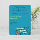 1, 2, 3 Vis met Little Fish en Koraal Kaart (Staand voorkant)