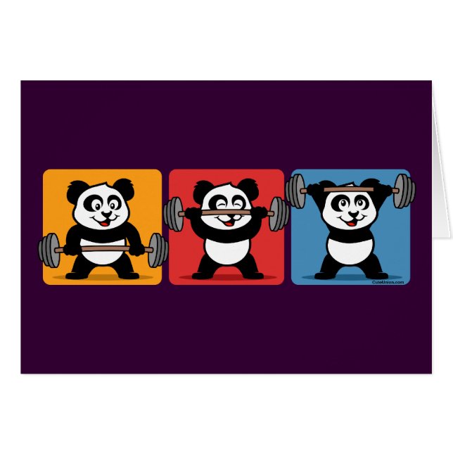 1-2-3 Weightlift Panda (Voorkant Horizontaal)