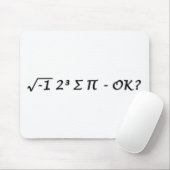 √-1 2³ A ∏ - Ik heb een beetje pijn. Muismat (Met muis)