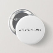 √-1 2³ A ∏ - Ik heb een beetje pijn. Ronde Button 5,7 Cm (Voorkant /achterkant)