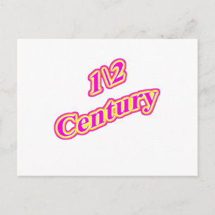 1\2 Century Magenta Briefkaart