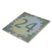 (1-2 cijfers)Houdnummer Tijdige heil Tegeltje (Zijkant)