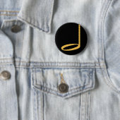 1/2 halve opmerking ronde button 5,7 cm (In situ)