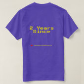 1-2 Jaar Seizoenjubileum T-shirt (Design achterkant)