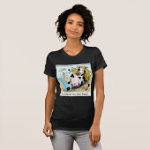 1/2 Koe 1/2 Zeemeermin Moomaid Grappig T-shirt (Voorkant volledig)