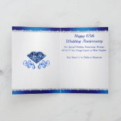 1, 2 of 3 FOTO, 65e Bruiloft Jubileum Kaart (Binnen)