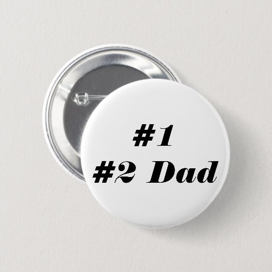 #1 #2 Pap Button (Voorkant /achterkant)