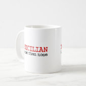 1/2 Sicilië Koffiemok (Voorkant links)