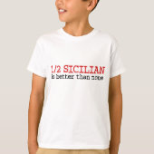 1/2 Sicilië T-shirt (Voorkant)