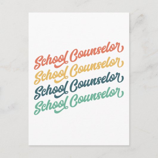 1/2- Terug naar schoolconsulent van de  school Briefkaart (Voorkant)