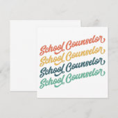 1/2- Terug naar schoolconsulent van de  school Kaart (Voorkant / Achterkant)