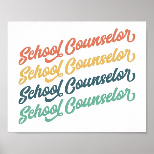 1/2- Terug naar schoolconsulent van de  school Poster (Voorkant)