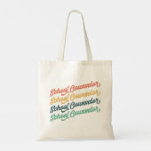 1/2- Terug naar schoolconsulent van de school Tote Bag (Achterkant)