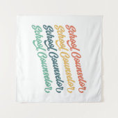 1/2- Terug naar schoolconsulent van de  school Wandkleed (Voorkant (horizontaal))